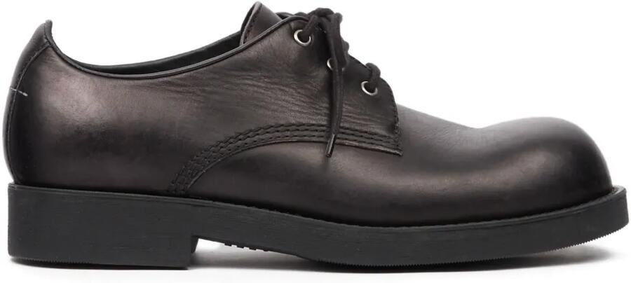 MM6 Maison Margiela Leren veterschoenen Zwart