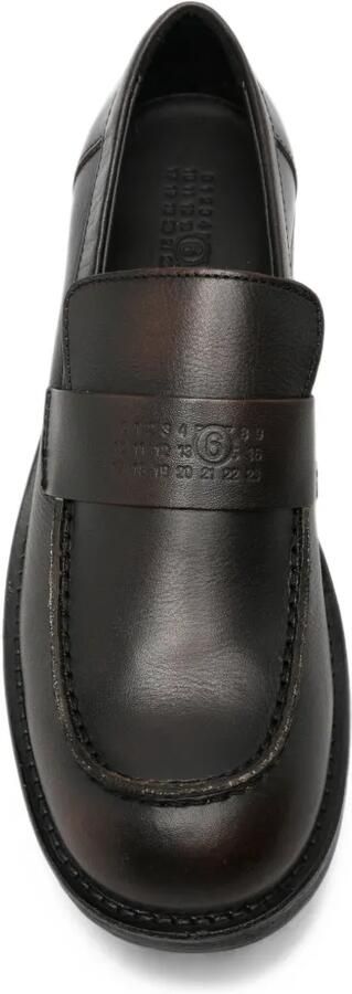 MM6 Maison Margiela Leren loafers Bruin - Foto 4