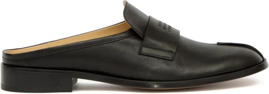 MM6 Maison Margiela Muiltjes in loafer-stijl Zwart