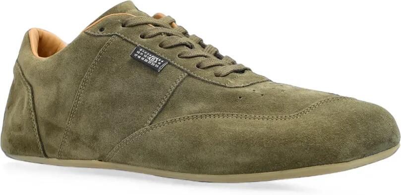 MM6 Maison Margiela Suède sneakers Groen
