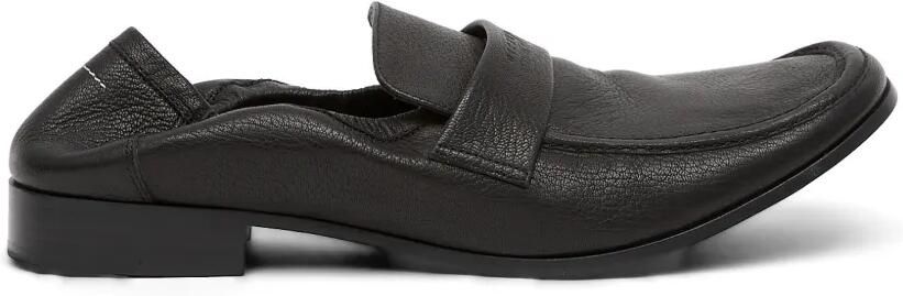 MM6 Maison Margiela Swing Toe leren loafers Zwart