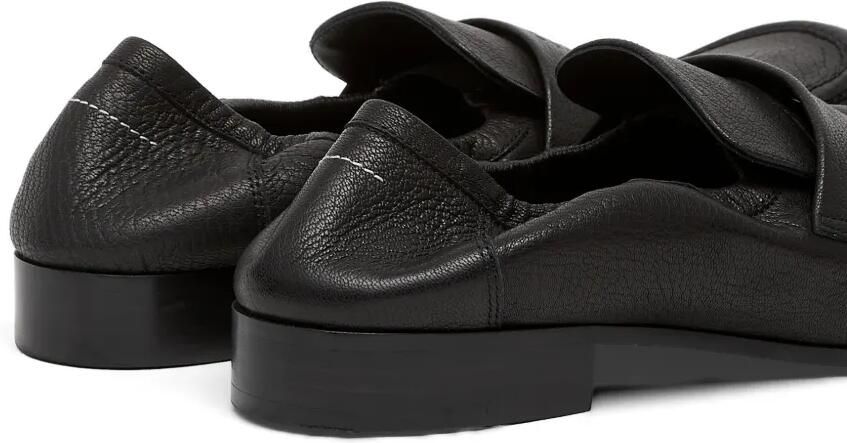 MM6 Maison Margiela Swing Toe leren loafers Zwart - Foto 3