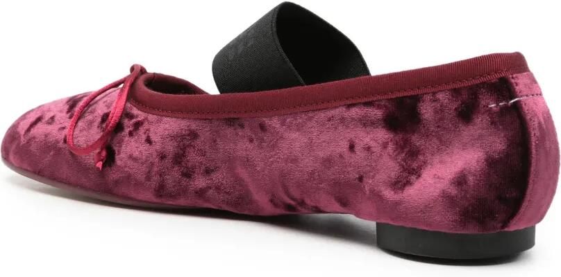 MM6 Maison Margiela Twins ballerina's met elastische band Paars