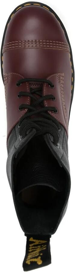 MM6 Maison Margiela x Dr. Martens enkellaarzen met colourblocking Rood - Foto 4