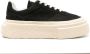 MM6 Maison Margiela Leren sneakers met patroon Zwart - Thumbnail 1