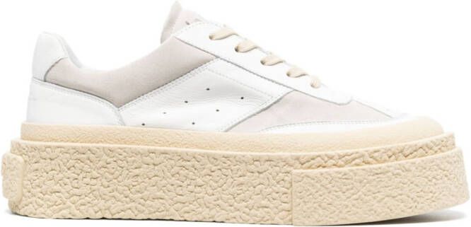 MM6 Maison Margiela Chunky sneakers met plateauzool Wit