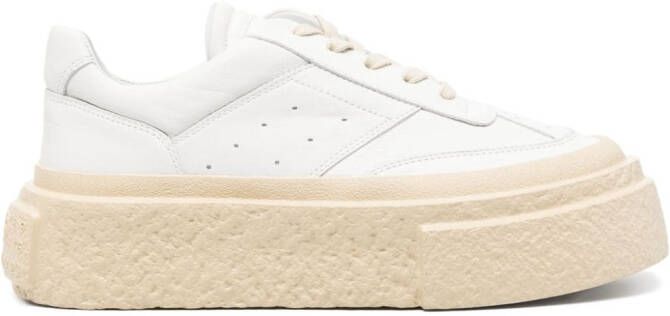 MM6 Maison Margiela Sneakers met contrasterende plateauzool Wit