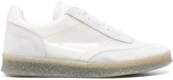 MM6 Maison Margiela Sneakers met suède vlakken Wit