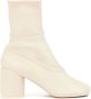 MM6 Maison Margiela Anatomic 70mm enkellaarzen Beige - Thumbnail 1