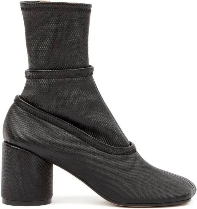 MM6 Maison Margiela Anatomic 70mm enkellaarzen Zwart