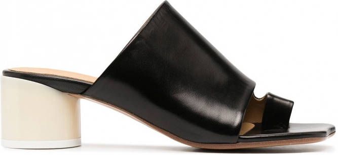 MM6 Maison Margiela Sandalen met teenring Zwart