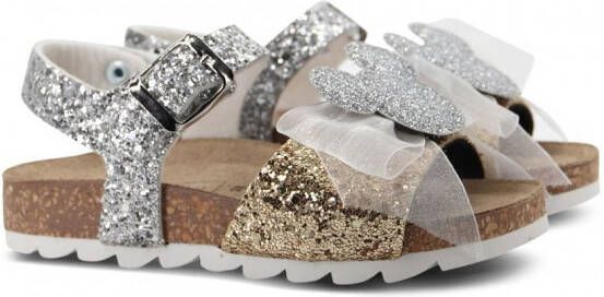 Moa Kids Minnie sandalen met glitter Goud