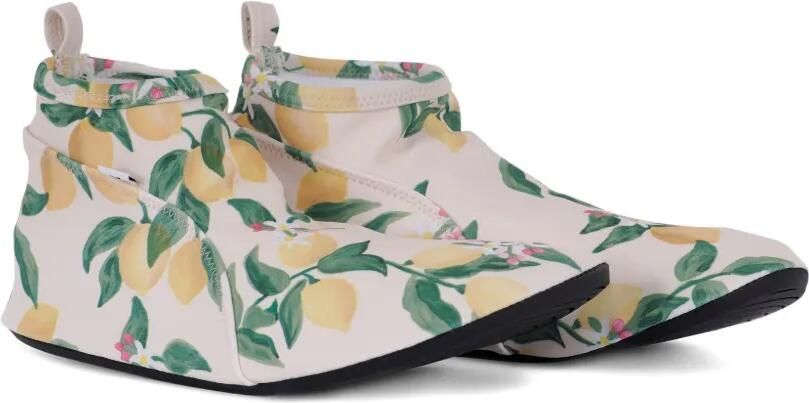 Molo Pantoffels met bloe print Beige