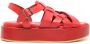 Moma Arizona leren sandalen Rood - Thumbnail 1