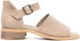 Moma Grinzato suède sandalen Beige - Thumbnail 1