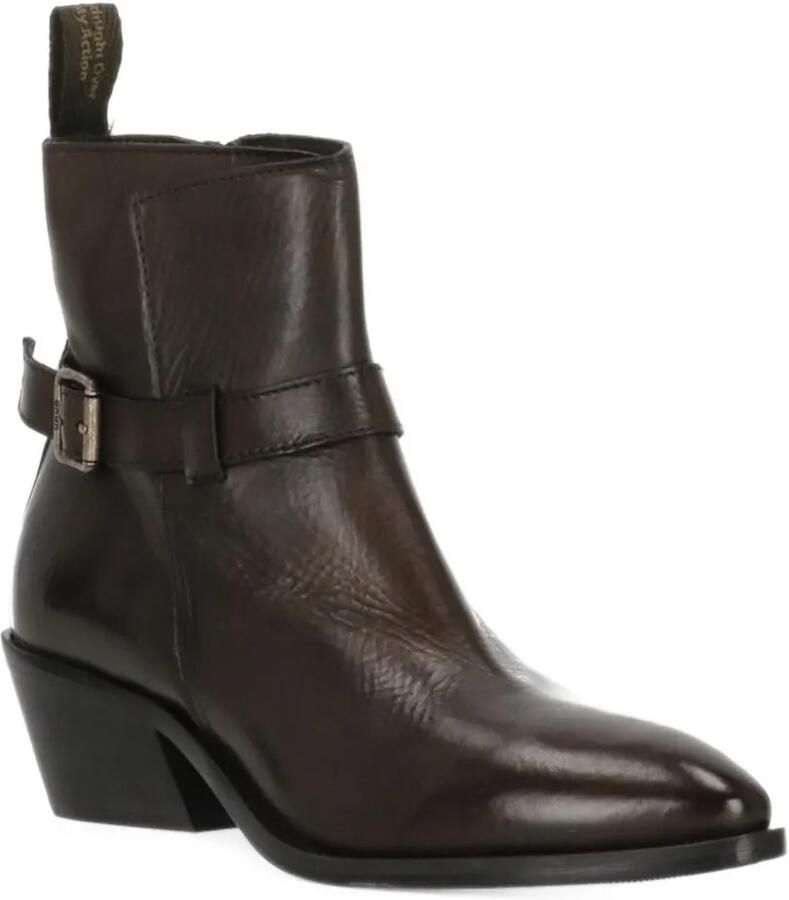Moma buckle-detail ankle boots Bruin - Foto 3