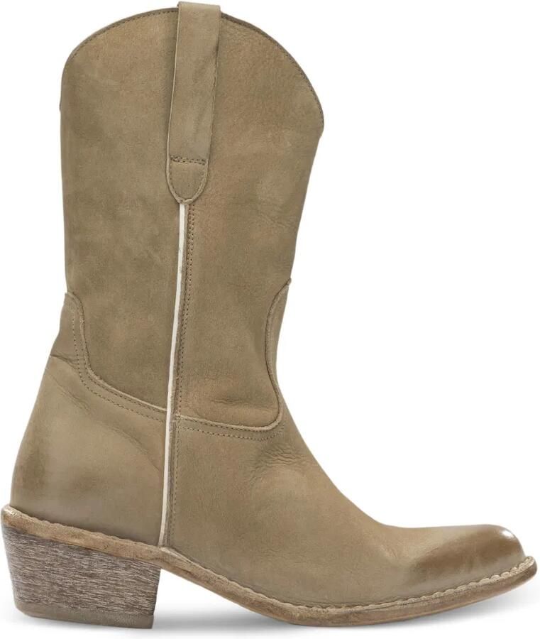 Moma Dallas cowboylaarzen in westernstijl Beige