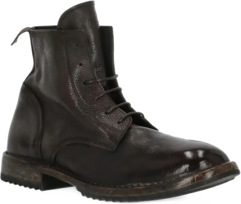 Moma lace-up leather ankle boots Bruin - Foto 4
