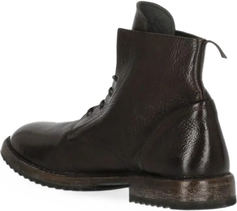 Moma lace-up leather ankle boots Bruin - Foto 3