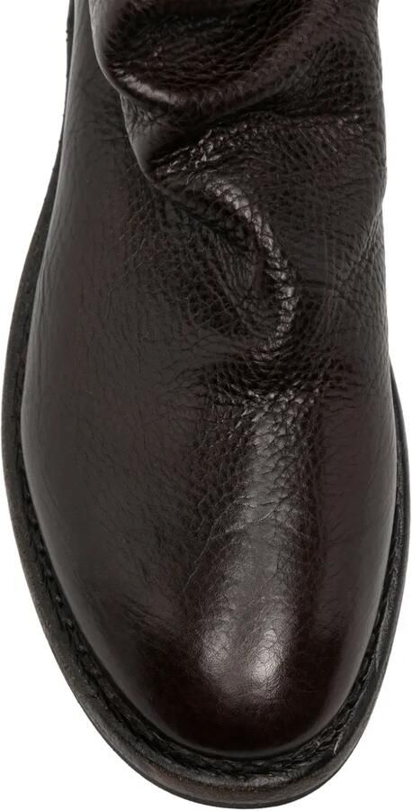 Moma leather ankle boots Bruin - Foto 4