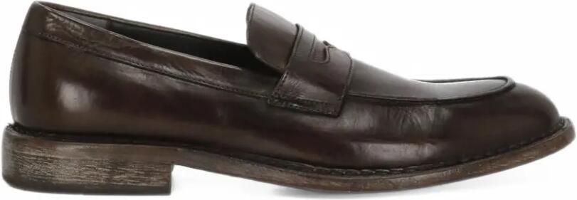 Moma leather penny-slot loafers Bruin