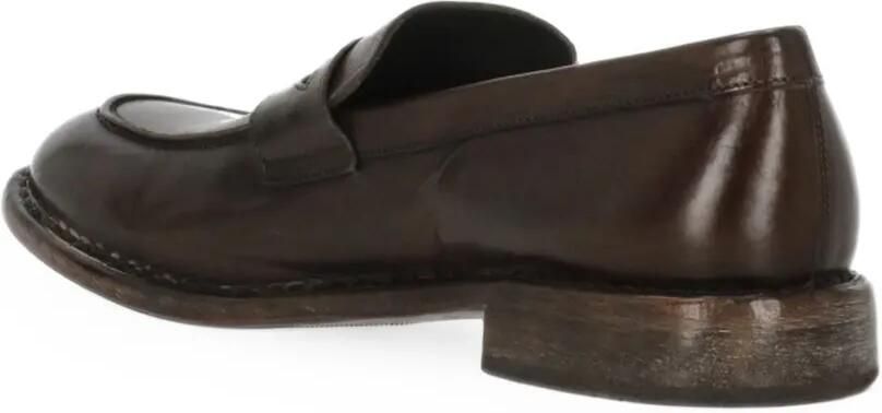 Moma leather penny-slot loafers Bruin - Foto 4