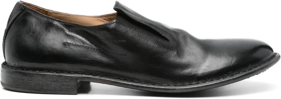 Moma Leren loafers Zwart