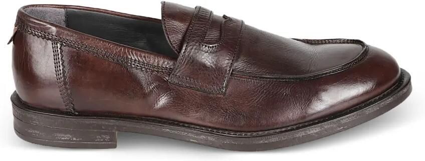 Moma Loafers met ronde neus Bruin
