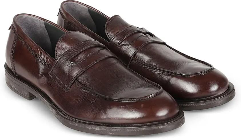 Moma Loafers met ronde neus Bruin - Foto 3