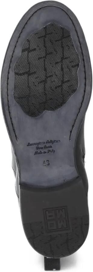 Moma side-zip leather boots Zwart - Foto 4