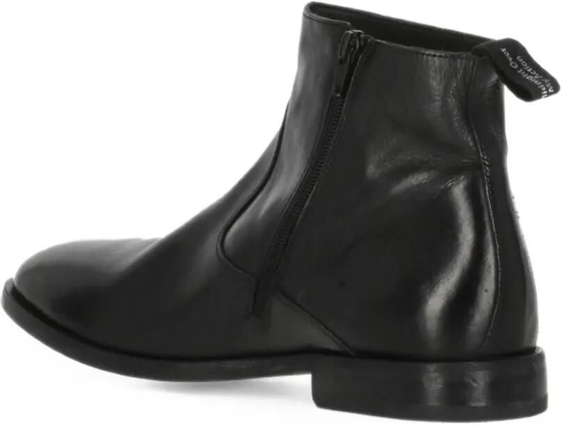Moma side-zip leather boots Zwart - Foto 3
