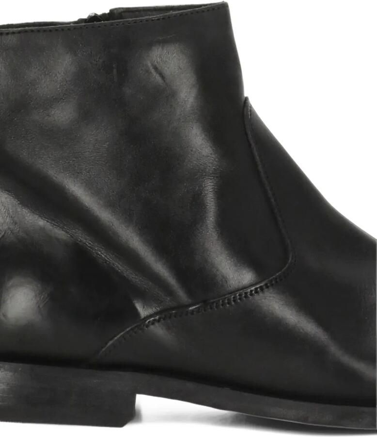 Moma side-zip leather boots Zwart - Foto 2