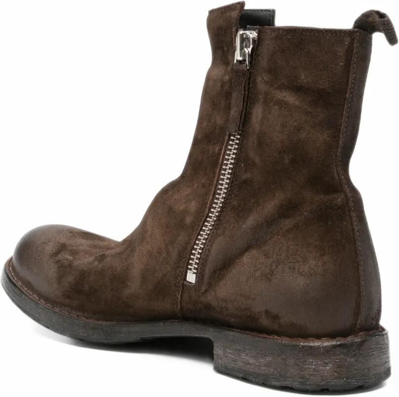 Moma side-zip suede boots Bruin