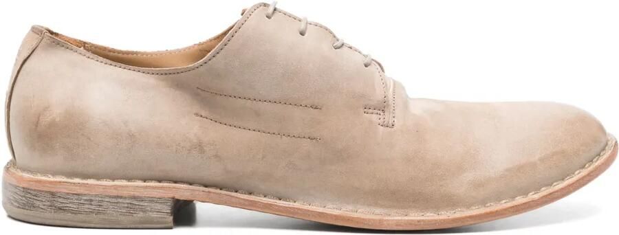 Moma Suède derby schoenen Beige