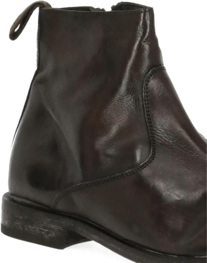 Moma zip-fastening leather boots Bruin - Foto 2