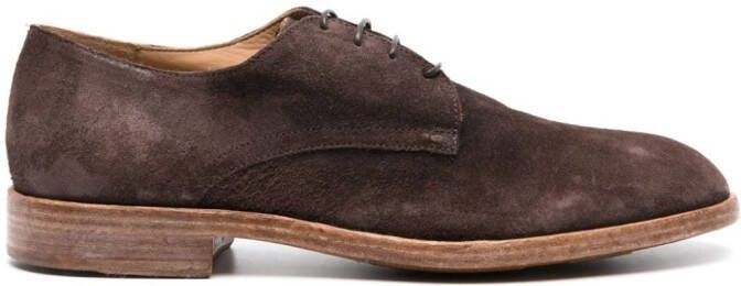 Moma Suède derby schoenen Bruin