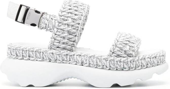 Moncler Belay sandalen met open neus Grijs