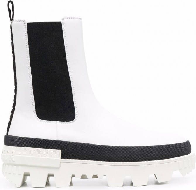 Moncler Coralyne Chelsea laarzen Wit