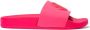 Moncler Enfant Slippers met logo-reliëf Roze - Thumbnail 1