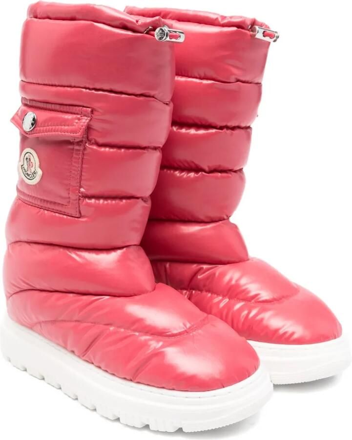 Moncler Enfant Gaia gewatteerde sneeuwlaarzen Roze
