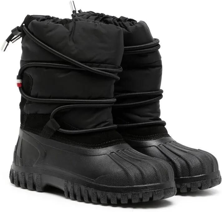 Moncler Enfant Gewatteerde sneeuwlaarzen Zwart