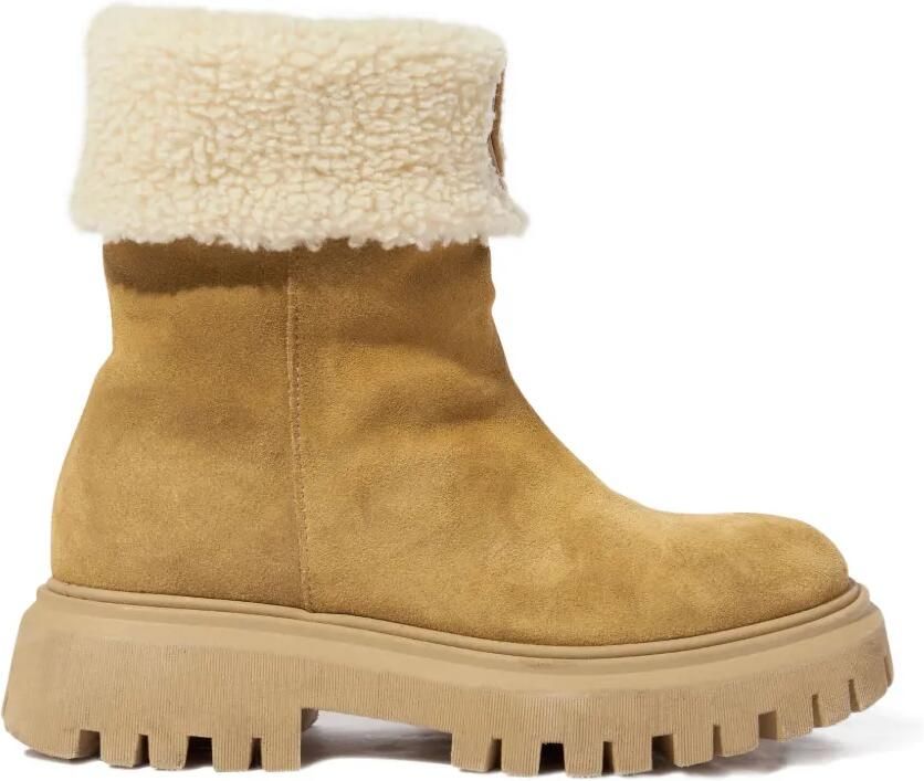 Moncler Enfant Lammy enkellaarzen Bruin - Foto 4