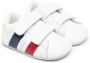 Moncler Enfant Slofjes met logostreep Wit - Thumbnail 1