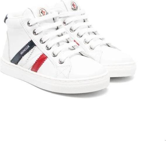 Moncler Enfant Sneakers met logopatch Wit