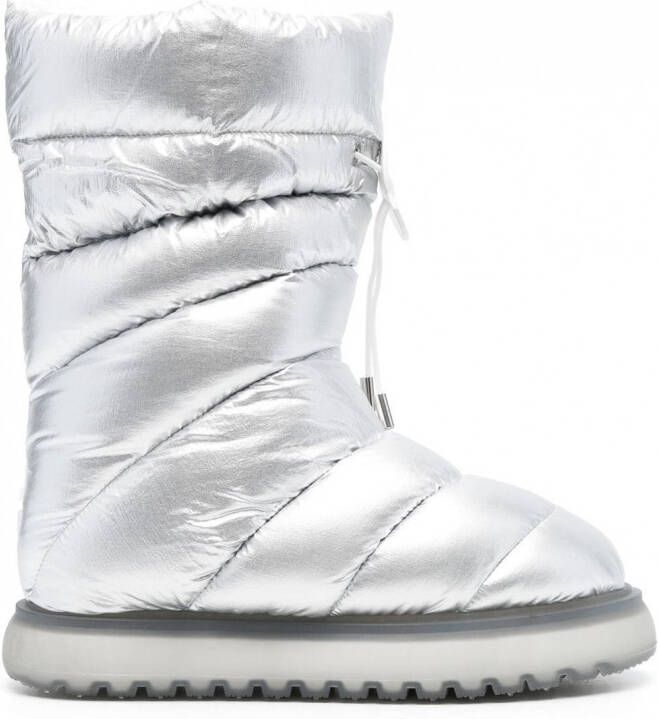 Moncler Snowboots met metallic-effect Grijs