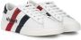 Moncler Enfant Sneakers met dubbele streep Wit - Thumbnail 1
