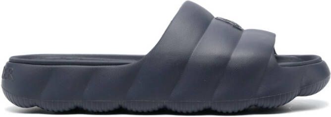 Moncler Lilo gevoerde slippers Blauw