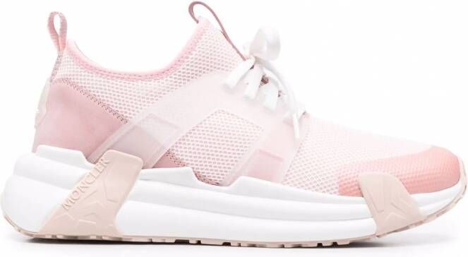 Moncler Lunarove chunky sneakers Roze