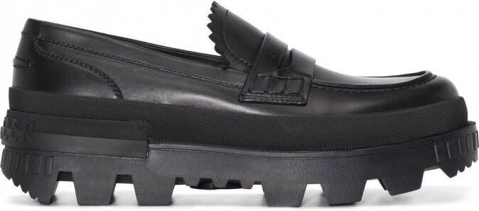 Moncler Maxence chunky loafers Zwart