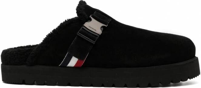 Moncler Mon Mules slippers Zwart